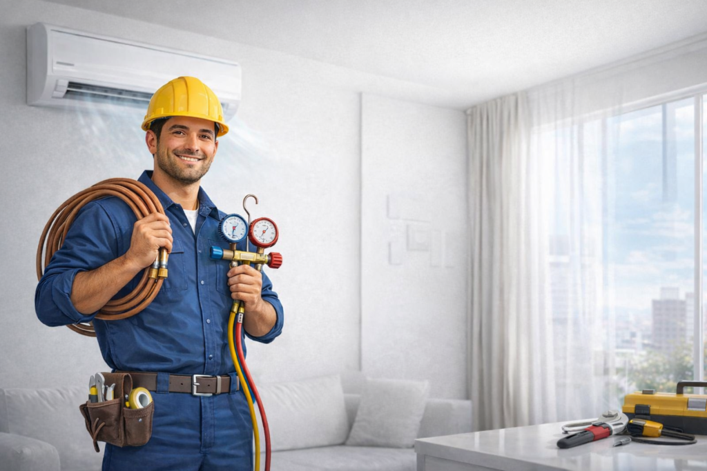 تركيب التكييفات